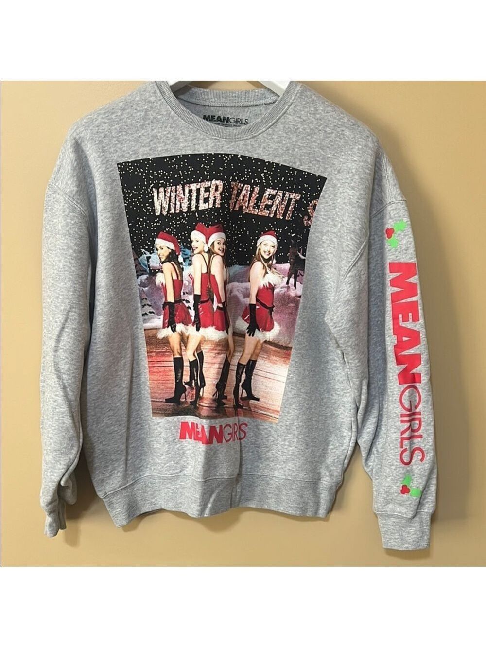MEAN GIRLS Christmas sweatshirt.  Size medium.